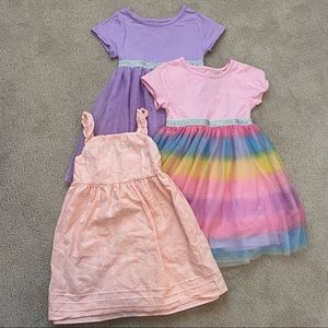 Girls 4T Princess Dress Bundle